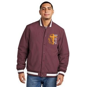 Man Of God Insulated Varsity Jacket