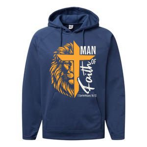 Man Of God Performance Fleece Hoodie