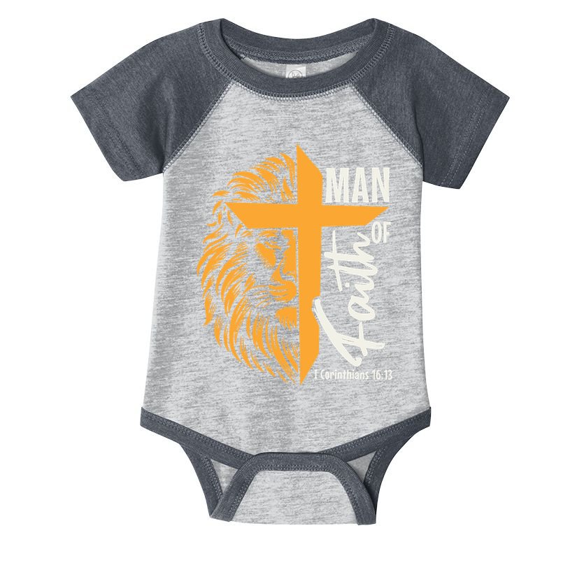 Man Of God Infant Baby Jersey Bodysuit