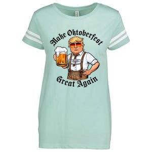 Make Oktoberfest Great Again Beerfest Wurstfest Funny Enza Ladies Jersey Football T-Shirt