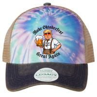 Make Oktoberfest Great Again Beerfest Wurstfest Funny Legacy Tie Dye Trucker Hat