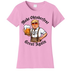 Make Oktoberfest Great Again Beerfest Wurstfest Funny Women's T-Shirt