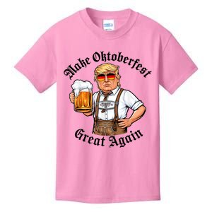 Make Oktoberfest Great Again Beerfest Wurstfest Funny Kids T-Shirt