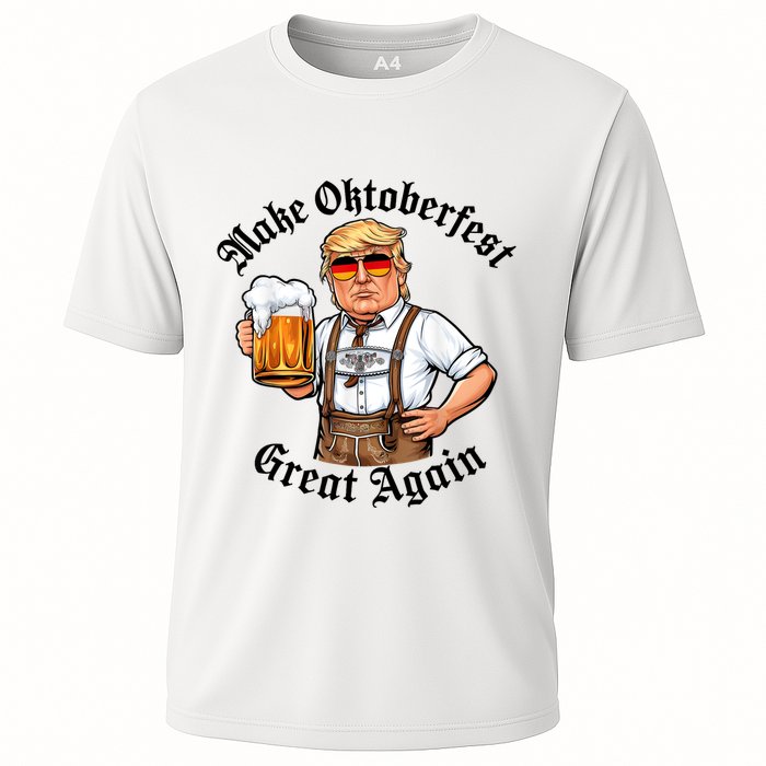 Make Oktoberfest Great Again Beerfest Wurstfest Funny Performance Shirt