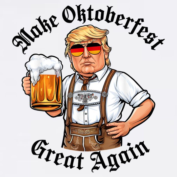Make Oktoberfest Great Again Beerfest Wurstfest Funny Performance Shirt