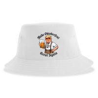 Make Oktoberfest Great Again Beerfest Wurstfest Funny Sustainable Bucket Hat