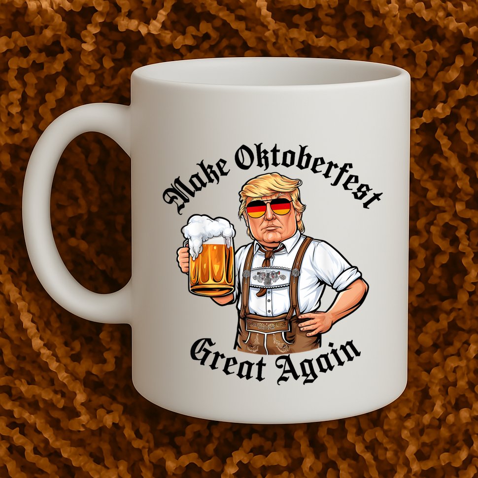 Make Oktoberfest Great Again Beerfest Wurstfest Funny Mug