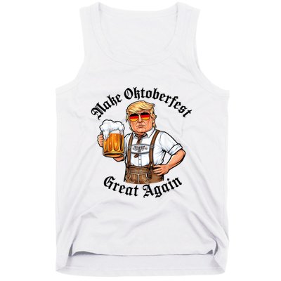 Make Oktoberfest Great Again Beerfest Wurstfest Funny Tank Top