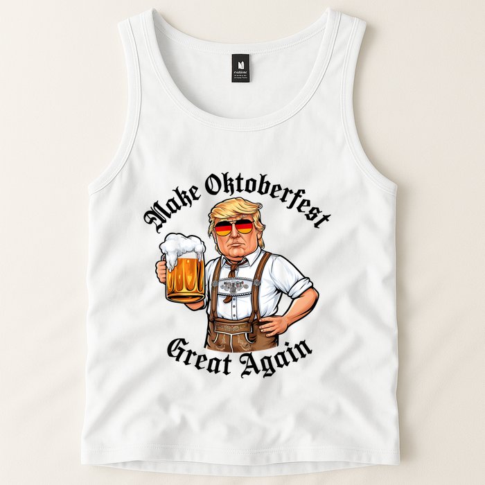 Make Oktoberfest Great Again Beerfest Wurstfest Funny Tank Top