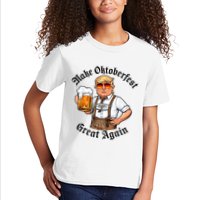 Make Oktoberfest Great Again Beerfest Wurstfest Funny Kids T-Shirt
