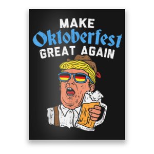 Make Oktoberfest Great Again Funny Trump Drink Beer Mug Gift Poster