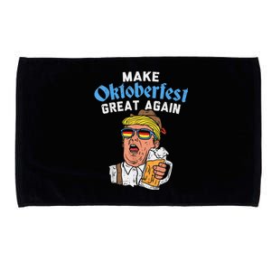 Make Oktoberfest Great Again Funny Trump Drink Beer Mug Gift Microfiber Hand Towel