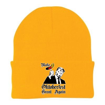 Make Oktoberfest Great Again Gery Flag Gift Beer Lovers Gift Knit Cap Winter Beanie