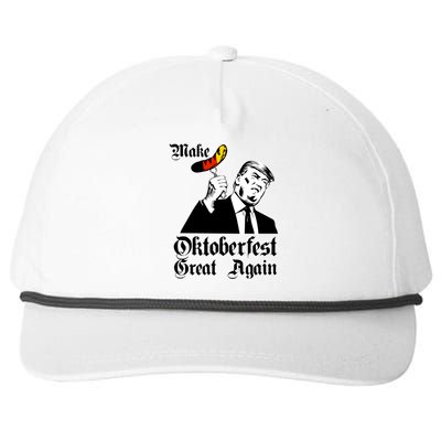 Make Oktoberfest Great Again Gery Flag Gift Beer Lovers Gift Snapback Five-Panel Rope Hat