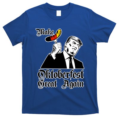 Make Oktoberfest Great Again Gery Flag Gift Beer Lovers Gift T-Shirt