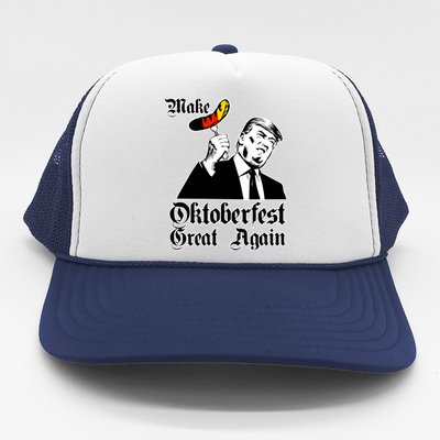 Make Oktoberfest Great Again Gery Flag Gift Beer Lovers Gift Trucker Hat