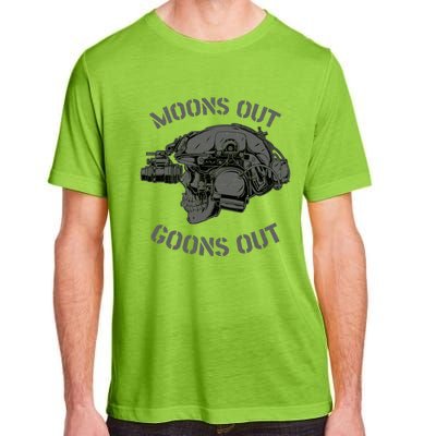 Moons Out Goons Out Skull Helmet Nvgs Military S Gift Adult ChromaSoft Performance T-Shirt