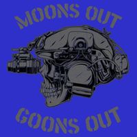Moons Out Goons Out Skull Helmet Nvgs Military S Gift T-Shirt