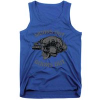 Moons Out Goons Out Skull Helmet Nvgs Military S Gift Tank Top