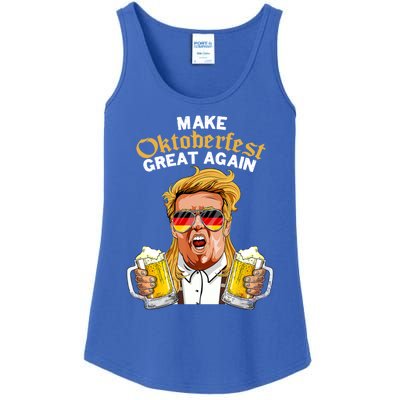 Make Oktoberfest Great Again Funny Trump Beer Mug Meaningful Gift Ladies Essential Tank