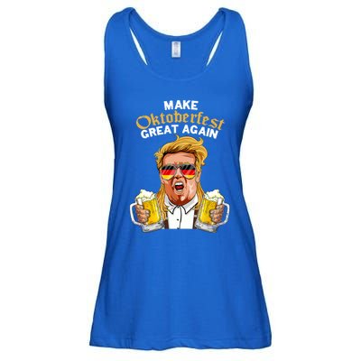 Make Oktoberfest Great Again Funny Trump Beer Mug Meaningful Gift Ladies Essential Flowy Tank