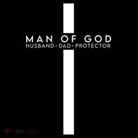 Man Of God Husband Dad Protector Button