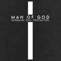 Man Of God Husband Dad Protector Golf Towel