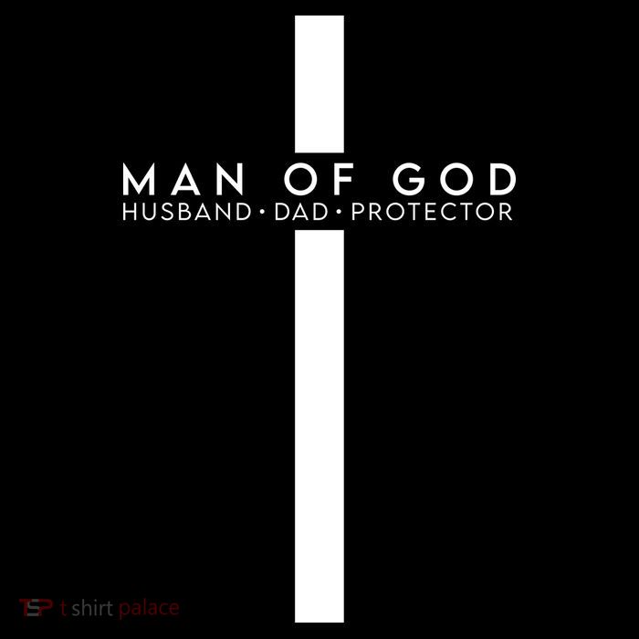 Man Of God Husband Dad Protector Zip Tote Bag