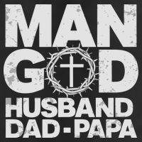 Man Of God Husband Dad Papa Grandpa Dad Father's Day Adult Drive Performance Visor
