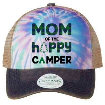 Mom of Happy Camper 1st Birthday Mom Legacy Tie Dye Trucker Hat