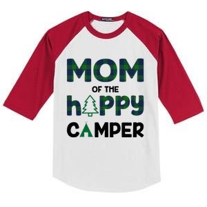 Mom of Happy Camper 1st Birthday Mom Kids Colorblock Raglan Jersey