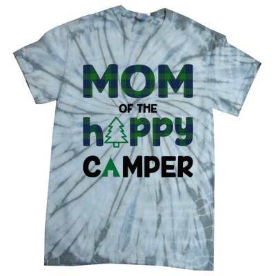 Mom of Happy Camper 1st Birthday Mom Tie-Dye T-Shirt