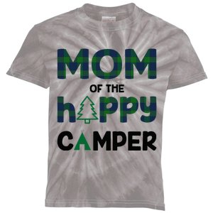 Mom of Happy Camper 1st Birthday Mom Kids Tie-Dye T-Shirt