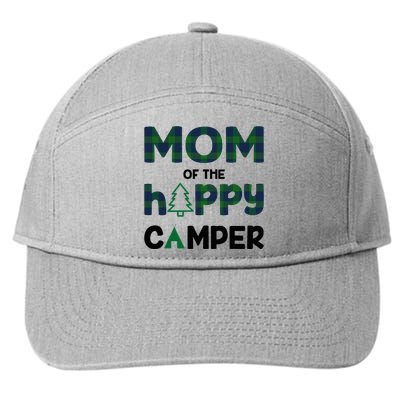 Mom of Happy Camper 1st Birthday Mom 7-Panel Snapback Hat