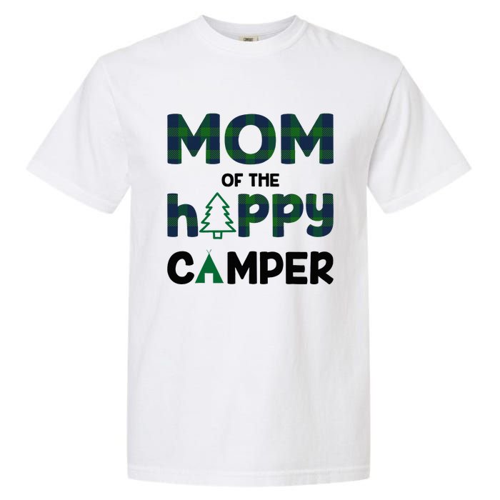 Mom of Happy Camper 1st Birthday Mom Garment-Dyed Heavyweight T-Shirt