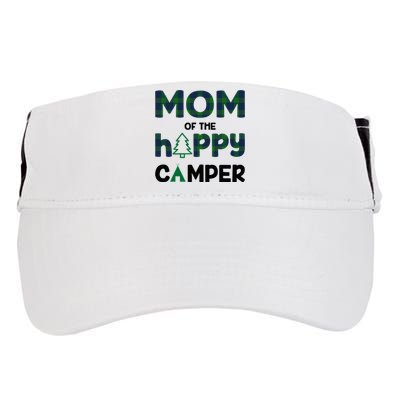 Mom of Happy Camper 1st Birthday Mom Adult Drive Performance Visor