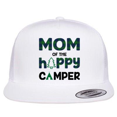 Mom of Happy Camper 1st Birthday Mom Flat Bill Trucker Hat