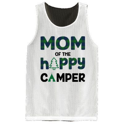 Mom of Happy Camper 1st Birthday Mom Mesh Reversible Basketball Jersey Tank