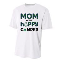 Mom of Happy Camper 1st Birthday Mom Youth Performance Sprint T-Shirt