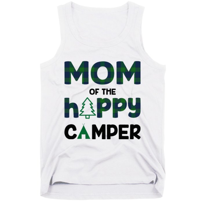 Mom of Happy Camper 1st Birthday Mom Tank Top