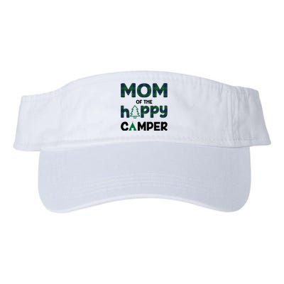 Mom of Happy Camper 1st Birthday Mom Valucap Bio-Washed Visor