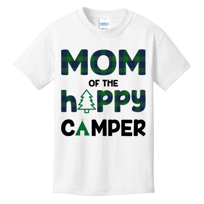 Mom of Happy Camper 1st Birthday Mom Kids T-Shirt