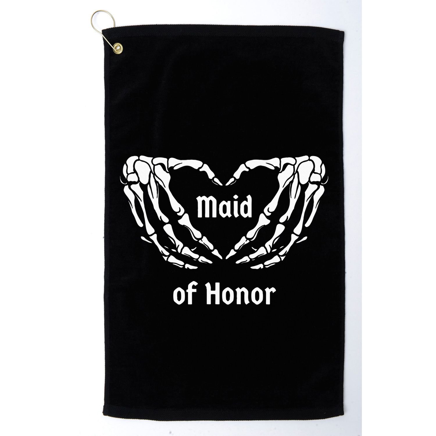 Maid Of Honor Halloween Bachelorette Party Engagement  Golf Towel