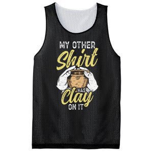 My Other Has Clay On It Pottery Funny Ceramic Mesh Reversible Basketball Jersey Tank