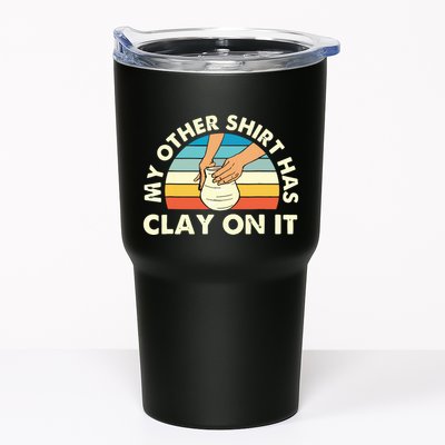 My Other Has Clay On It Pottery Potter Ceramicist Tumbler