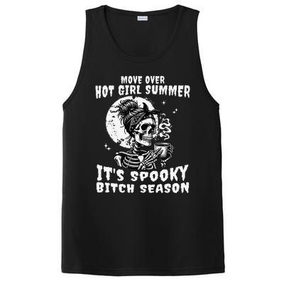 Move Over Hot Girl Summer Its Spooky Bitch Season Halloween Gift PosiCharge Competitor Tank