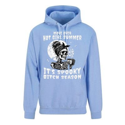 Move Over Hot Girl Summer Its Spooky Bitch Season Halloween Gift Unisex Surf Hoodie