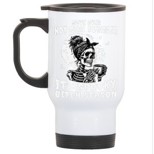 Move Over Hot Girl Summer Its Spooky Bitch Season Halloween Gift Stainless Steel Travel Mug