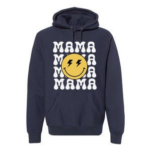 Mama One Happy Dude Birthday Theme Family Matching Premium Hoodie