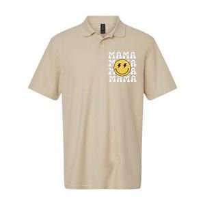 Mama One Happy Dude Birthday Theme Family Matching Softstyle Adult Sport Polo